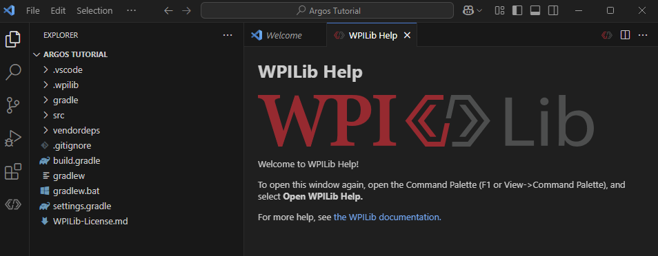 Base project file structure