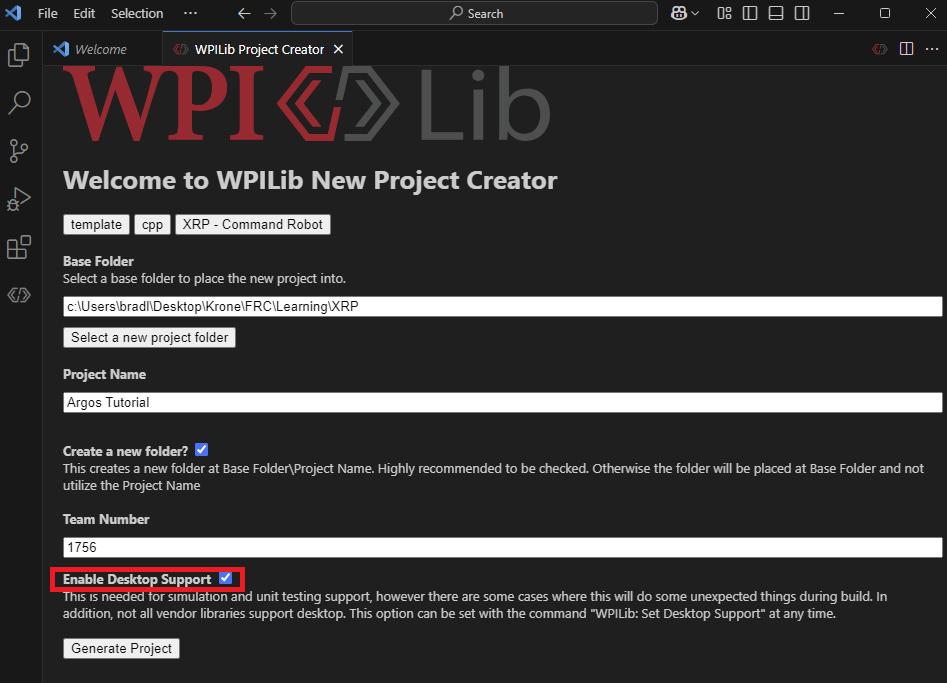 Enable Desktop Support